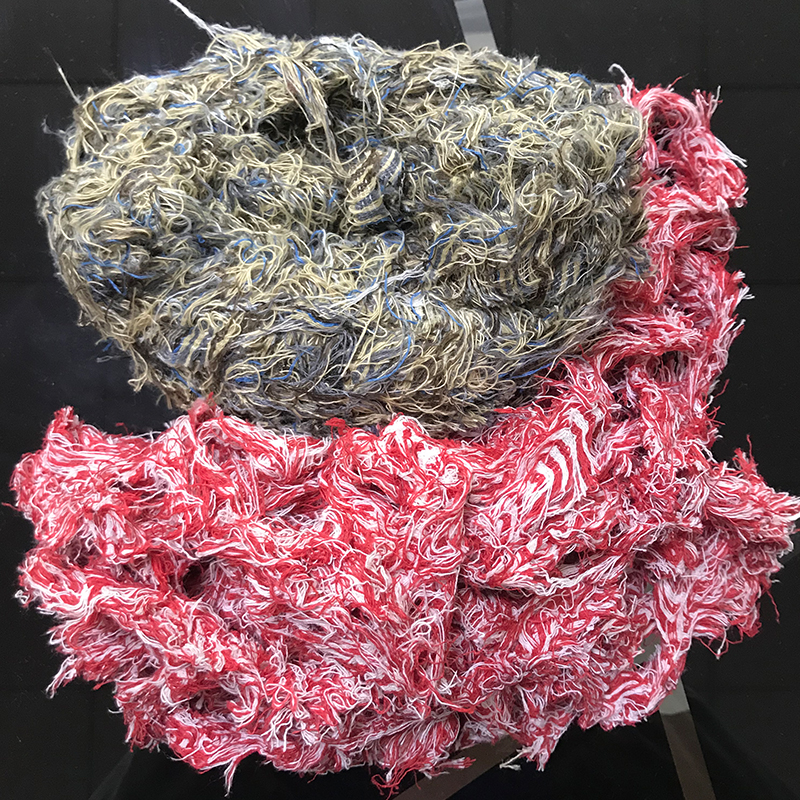 手拆雜色棉紗